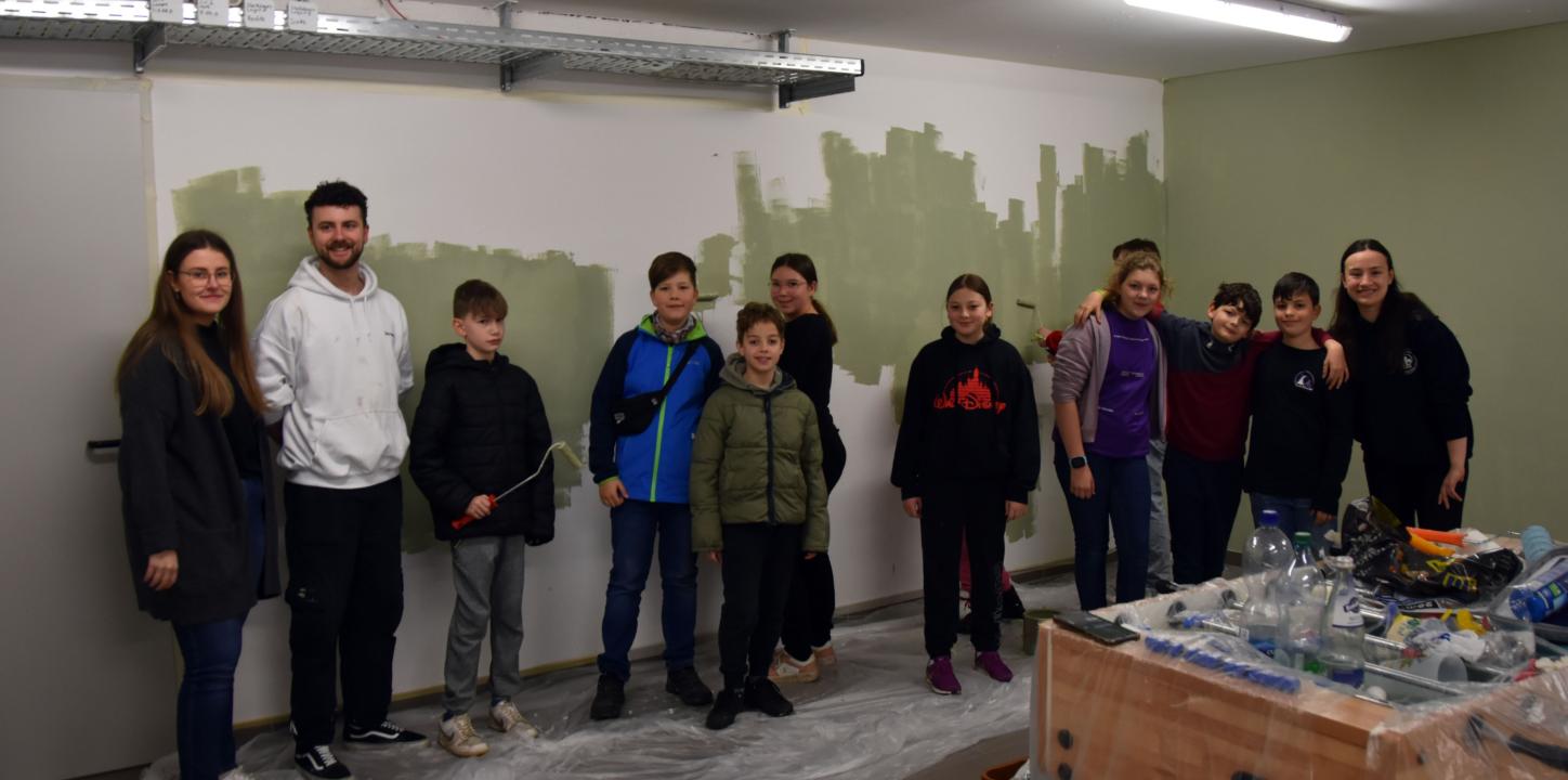 Das Bild zeigt eine Aktionsgruppe bei der 72 Stunden Aktion