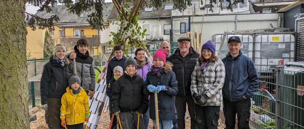 Das Bild zeigt eine Aktionsgruppe bei der 72 Stunden Aktion