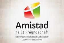 Das Bild zeigt das Logo der Bolivienpartnerschaft. Darunter steht Amistad heißt Freundschaft.