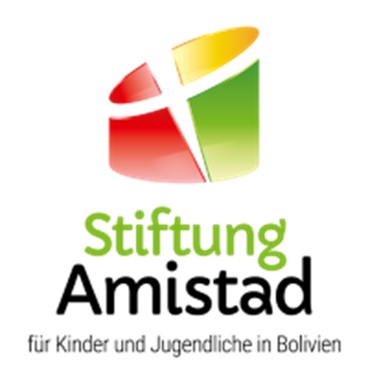 Das Bild zeigt das Logo der Bolivienpartnerschaft. Darunter steht Amistad heißt Freundschaft.