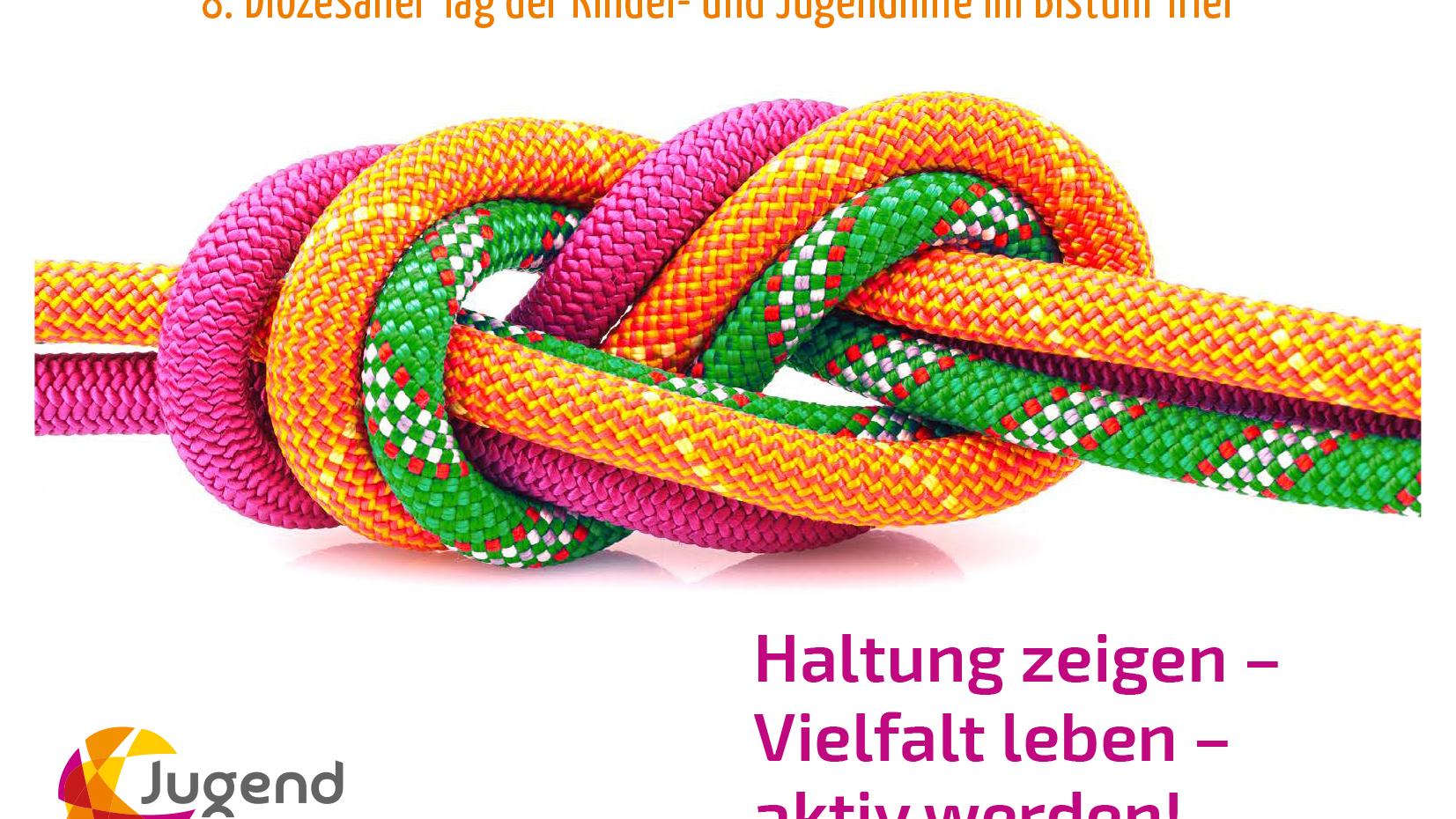Ein Knoten aus mehreren Seilen