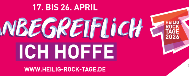 Webebanner für die Heilig-Rock-Tage