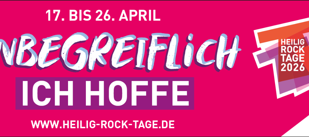 Webebanner für die Heilig-Rock-Tage