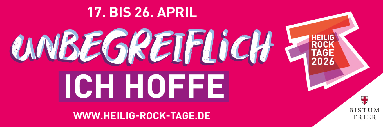 Webebanner für die Heilig-Rock-Tage