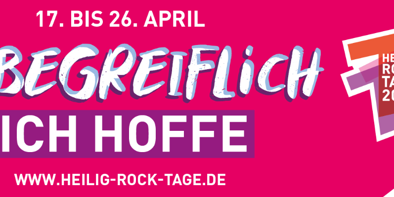 Webebanner für die Heilig-Rock-Tage