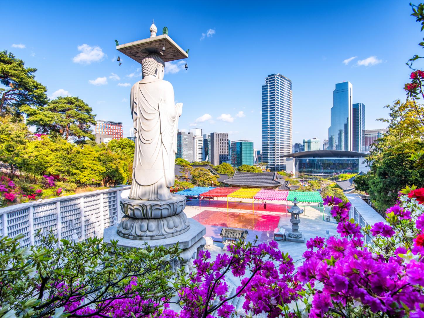 Bongeunsa Tempel in Seoul